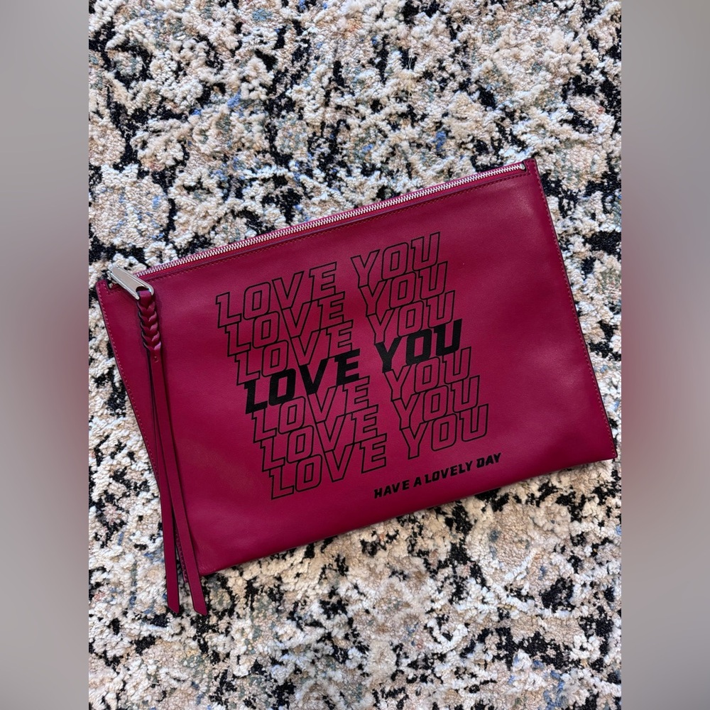 Rebecca Minkoff leather clutch
